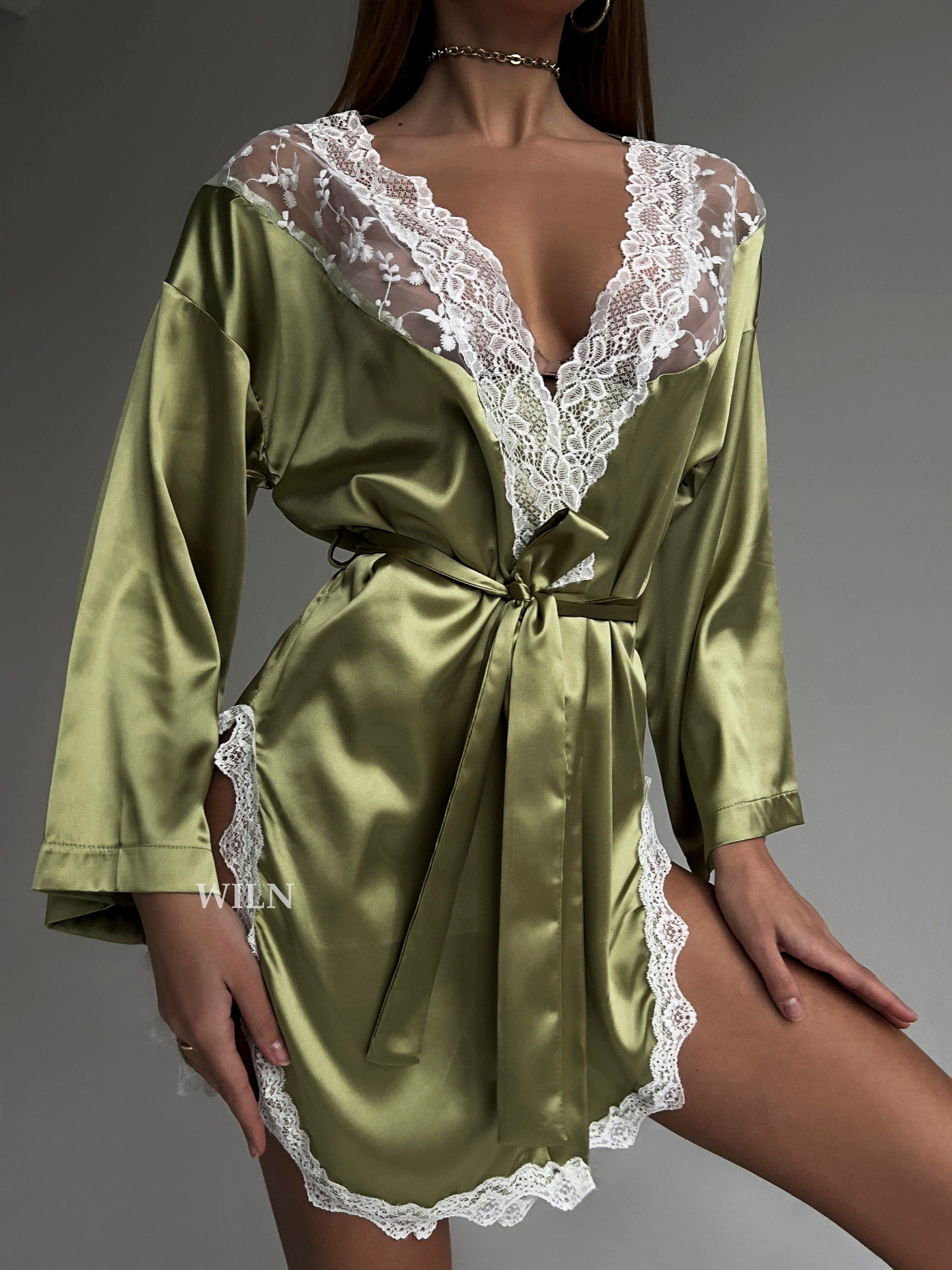 Zara Satin Robe